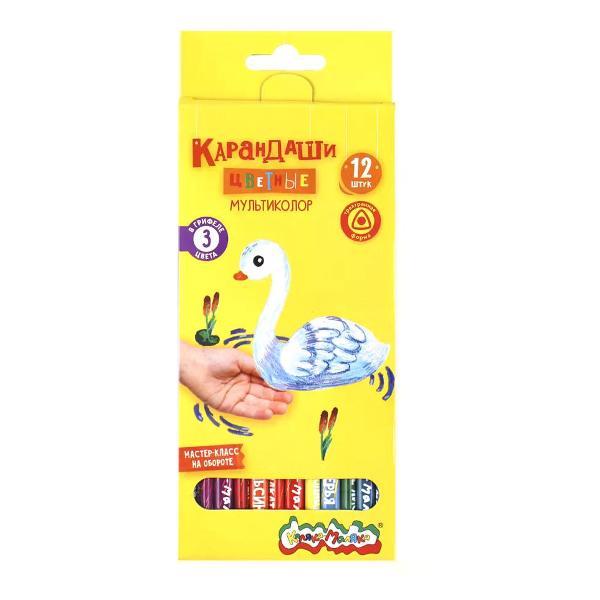 Изображение товара Карандаш КАЛЯКА-МАЛЯКА Карандаши цветные 12 цветов