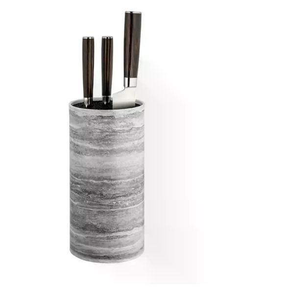 Изображение товара Подставка для ножей Lara LR05-103 LARA Gray Подставка для ножей круглая Soft touch