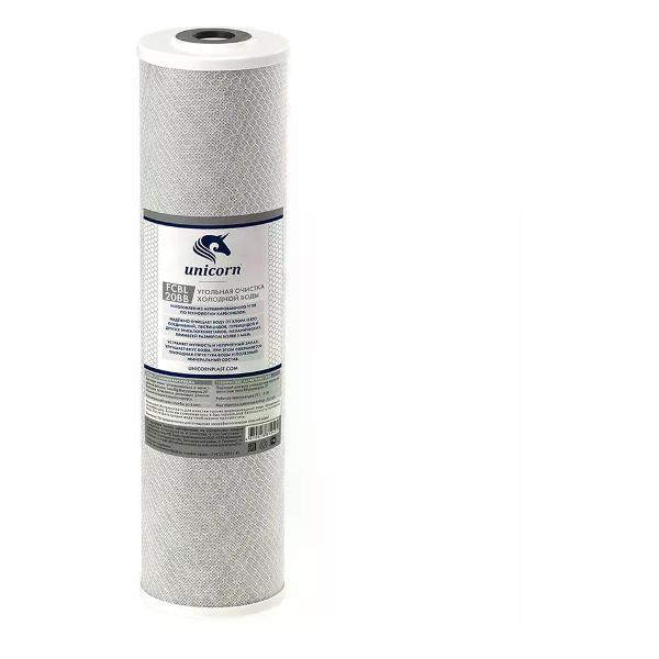 Изображение товара Фильтр магистральный Unicorn Картридж из прессованного угля