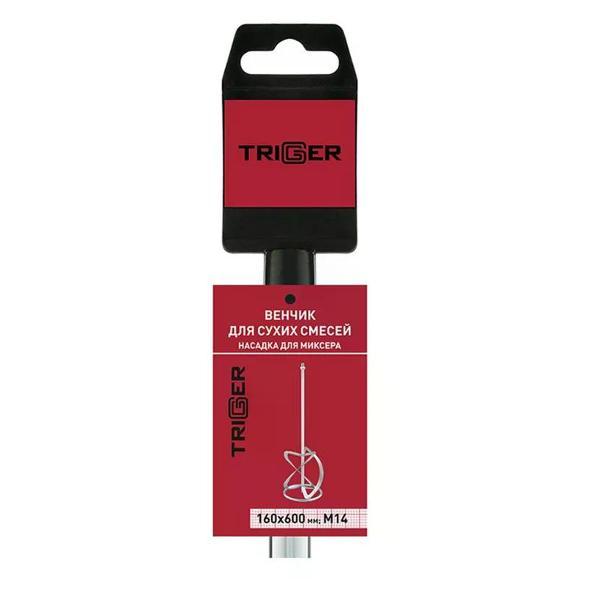 Изображение товара Венчик для строительных миксеров TRIGGER Насадка-венчик для строительного миксера 160х600 мм