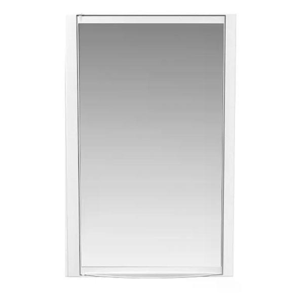 Изображение товара Полка для ванной BEROSSI Шкаф зеркальный Berossi Hilton 35х55см пластик белый