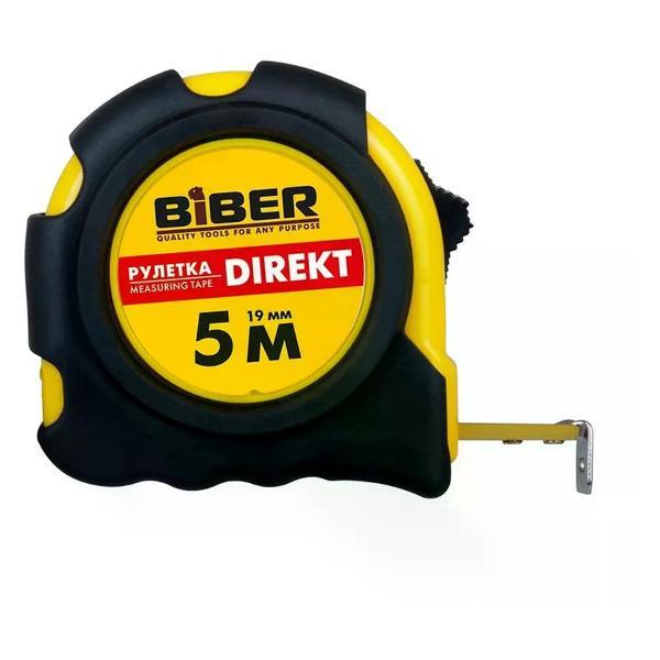 Изображение товара Дальномер лазерный и рулетка NO NAME Рулетка Biber 40103 Direkt 5 м/19 мм