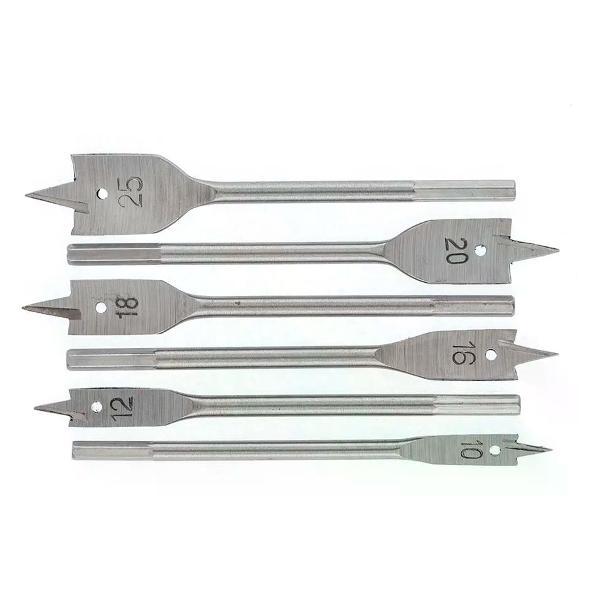 Изображение товара Сверло SPARTA Набор перьевых сверл по дереву 10-25 мм 6 шт