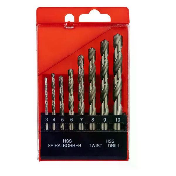 Изображение товара Сверло KRONS Набор сверл по металлу HT-360 HSS 3-10 мм 8 шт