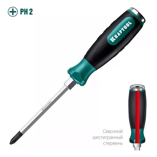 Изображение товара Отвертка Kraftool Крестовая отвертка ударная