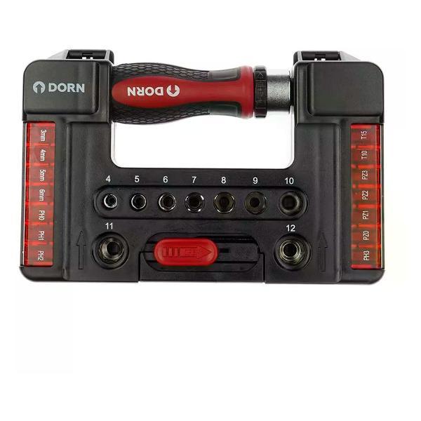 Изображение товара Отвертка DORN Храповая отвертка с набором насадок