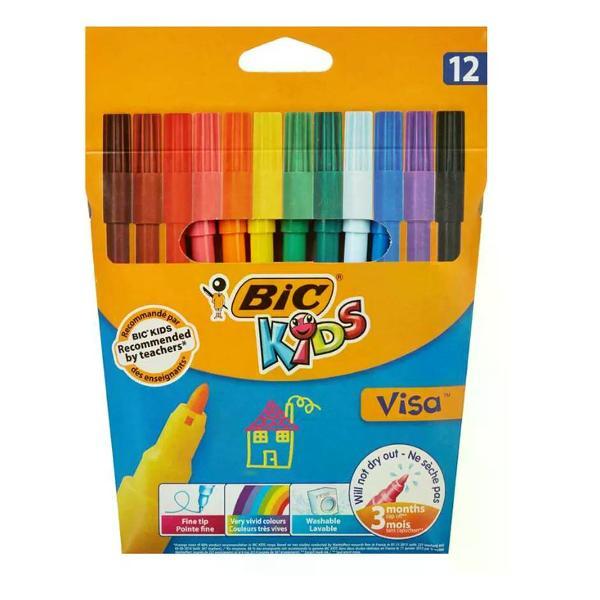 Изображение товара Фломастер NO NAME Фломастеры для рисования 12цв