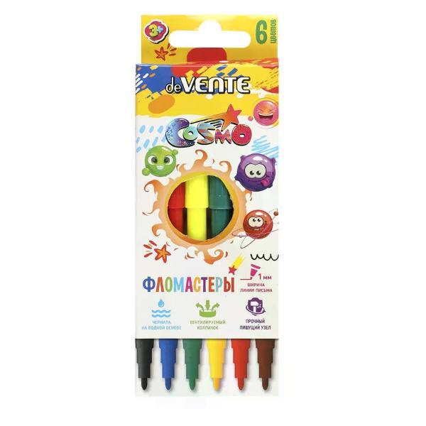 Изображение товара Фломастер NO NAME Фломастеры на водной основе 6 цветов