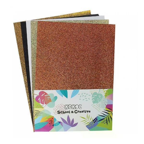 Изображение товара Цветная бумага нет бренда Набор цветной бумаги 5 цветов