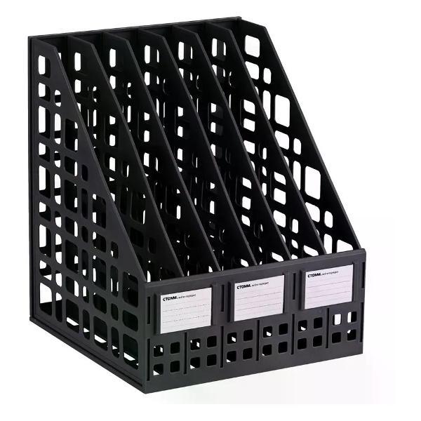 Изображение товара Лоток канцелярский Стамм Лоток для бумаг вертикальный 6 отделений