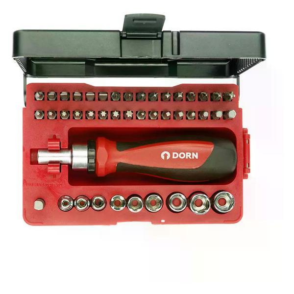 Изображение товара Отвертка DORN Храповая отвертка с набором насадок