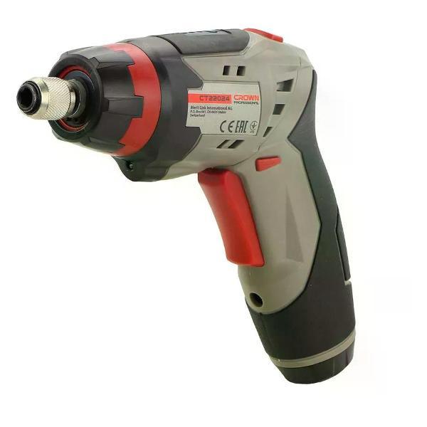 Изображение товара Шуруповерт CROWN Аккумуляторная отвертка