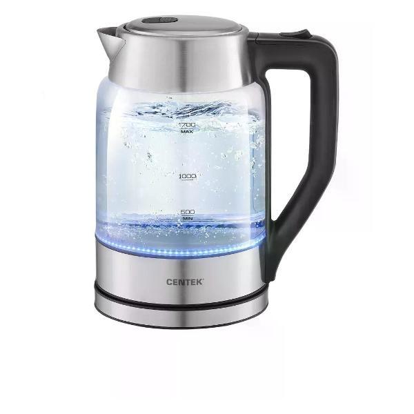Изображение товара Электрочайник Centek Чайник электрический стеклянный 1.7 л