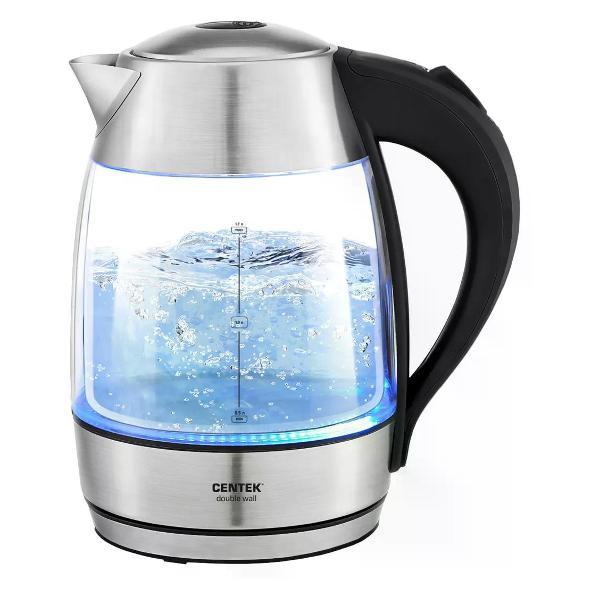 Изображение товара Электрочайник Centek Чайник электрический стеклянный 1.7 л