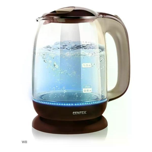 Изображение товара Электрочайник Centek Чайник электрический стеклянный 1.8 л