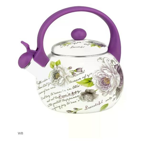 Изображение товара Чайник для плит Lara Чайник эмалированный со свистком