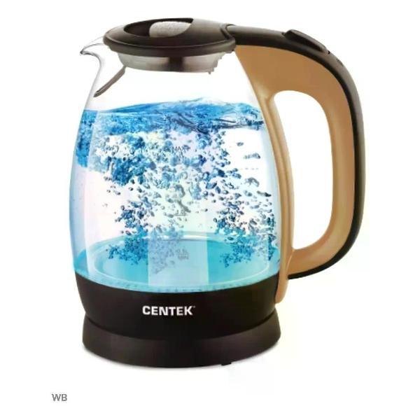 Изображение товара Электрочайник Centek Чайник электрический стеклянный 1.7 л