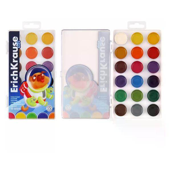 Изображение товара Краска штемпельная ERICH KRAUSE Краски для рисования 18 цветов