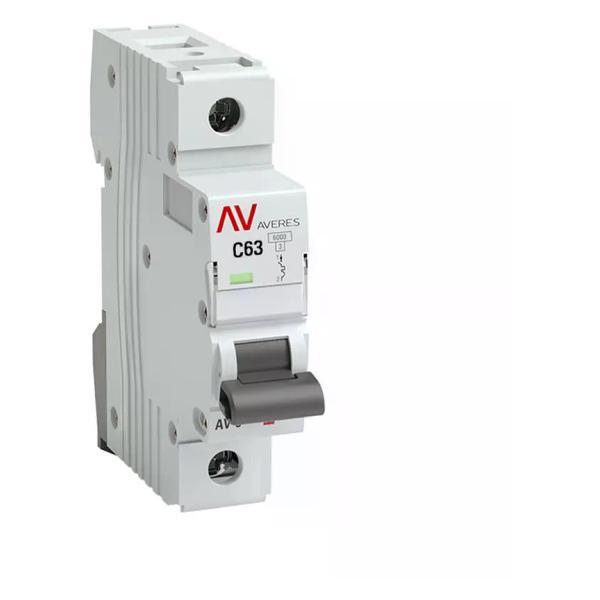 Изображение товара Автоматический выключатель EKF Выключатель автоматический 1п 6 кА 63 А C