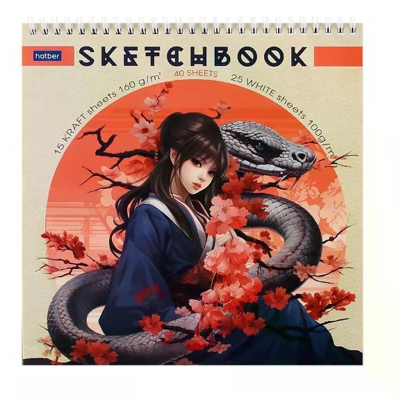 Изображение товара Умный блокнот Hatber Блокнот скетчбук для записей и рисования
