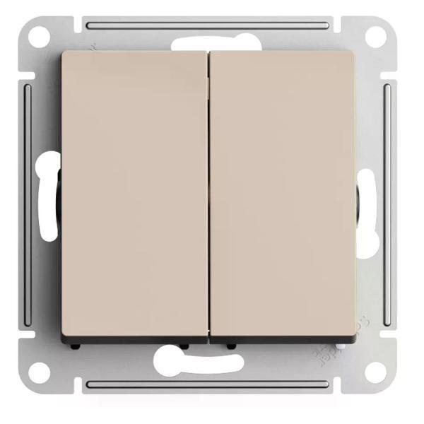 Изображение товара Выключатель механический Schneider Electric Выключатель двухклавишный