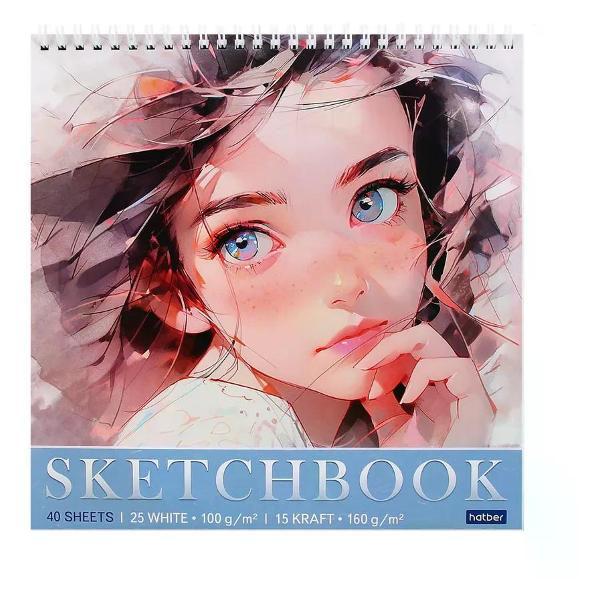Изображение товара Умный блокнот Hatber Блокнот скетчбук для записей и рисования
