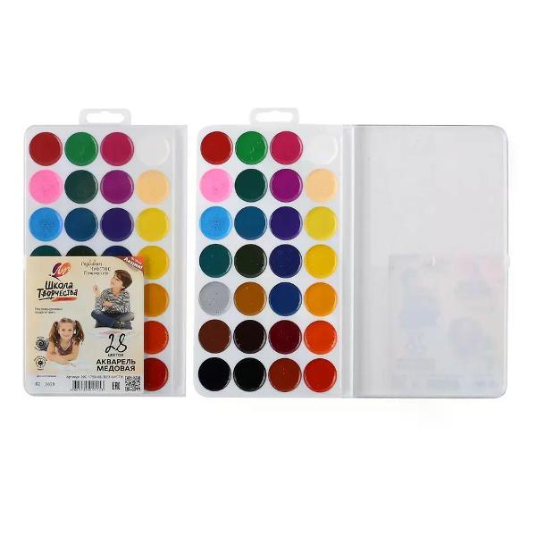 Изображение товара Краска штемпельная Луч Краски акварельные для рисования