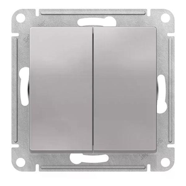 Изображение товара Выключатель механический Systeme Electric Выключатель двухклавишный