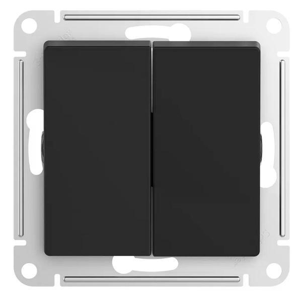 Изображение товара Выключатель механический Systeme Electric Выключатель двухклавишный