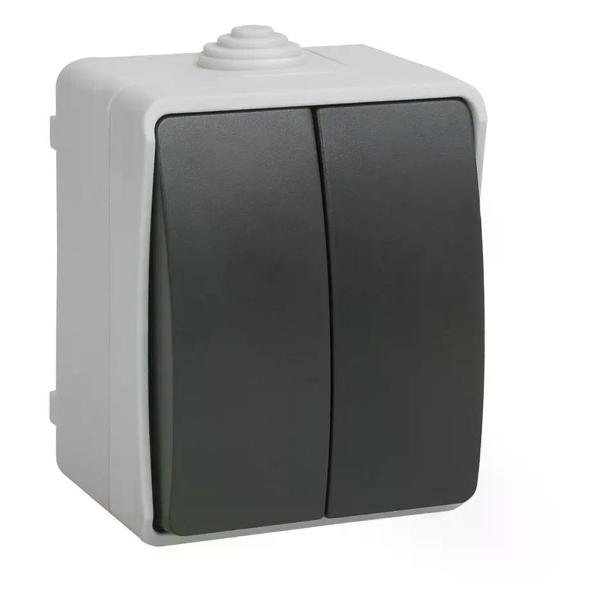 Изображение товара Выключатель механический BYLECTRICA Выключатель двухклавишный