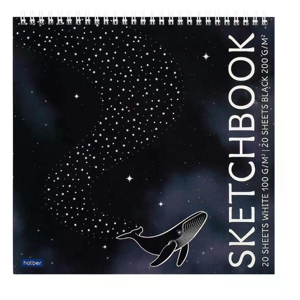 Изображение товара Умный блокнот Hatber Блокнот скетчбук для записей и рисования