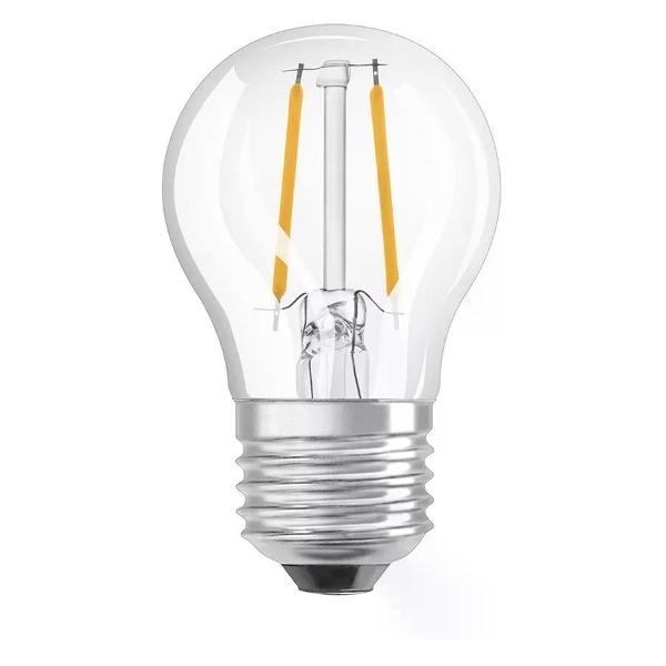 Изображение товара Умная лампочка Osram Светодиодная лампа 7 Вт Е27/P филаментная теплый свет