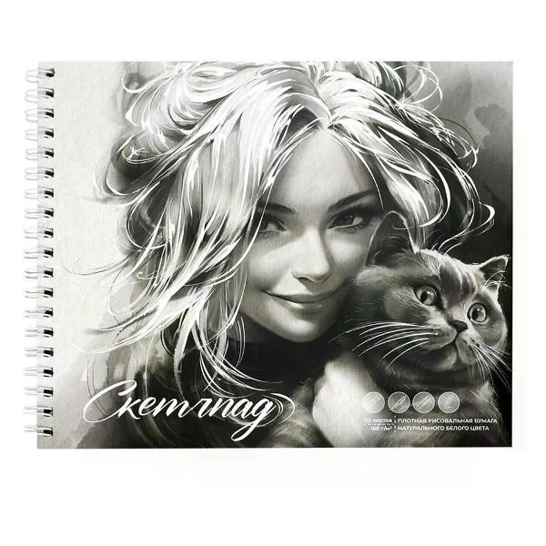 Изображение товара Наклейка для творчества Феникс Блокнот для рисования скетчбук А5 30 л