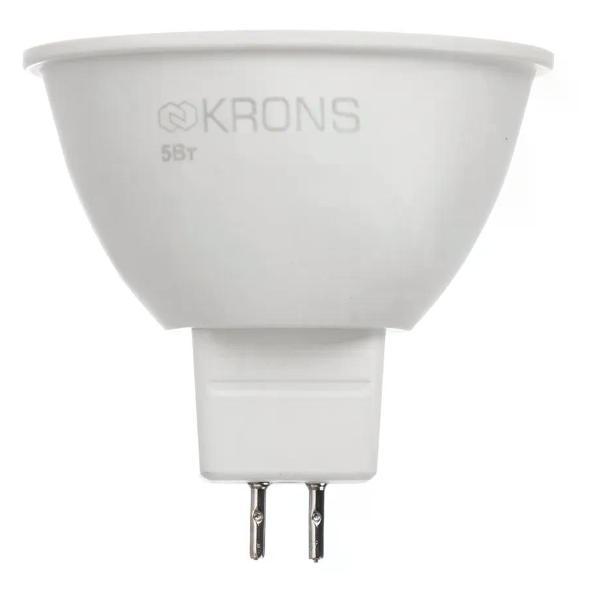Изображение товара Умная лампочка KRONS Светодиодная лампа 5 Вт GU5.3 220 В теплый свет