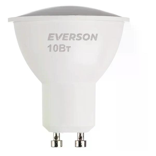 Изображение товара Умная лампочка EVERSON Светодиодная лампа 10 Вт GU10 дневной свет