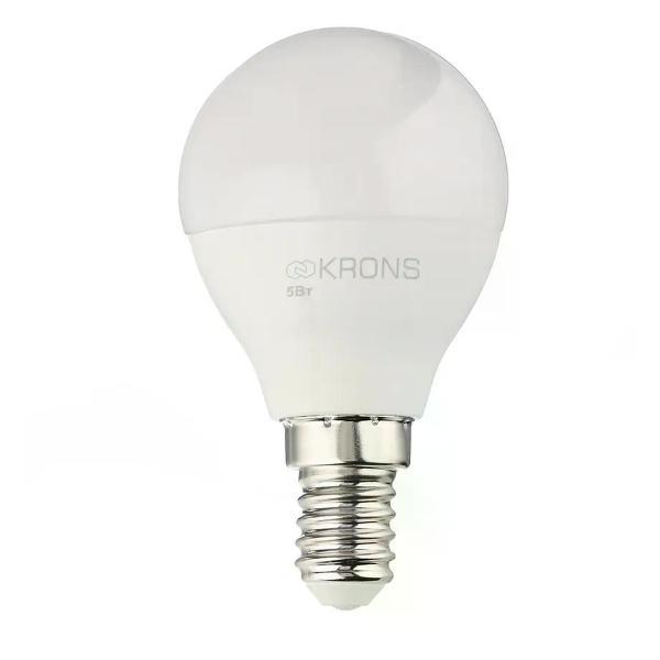 Изображение товара Умная лампочка KRONS Светодиодная лампа 5 Вт Е14/Р дневной свет