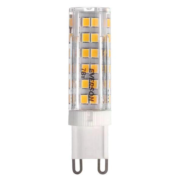 Изображение товара Умная лампочка EVERSON Светодиодная лампа 7 Вт G9 теплый свет