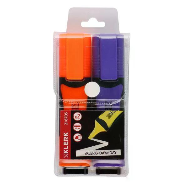 Изображение товара Маркер Hatber Набор перманентных маркеров 2 шт 1-5 мм