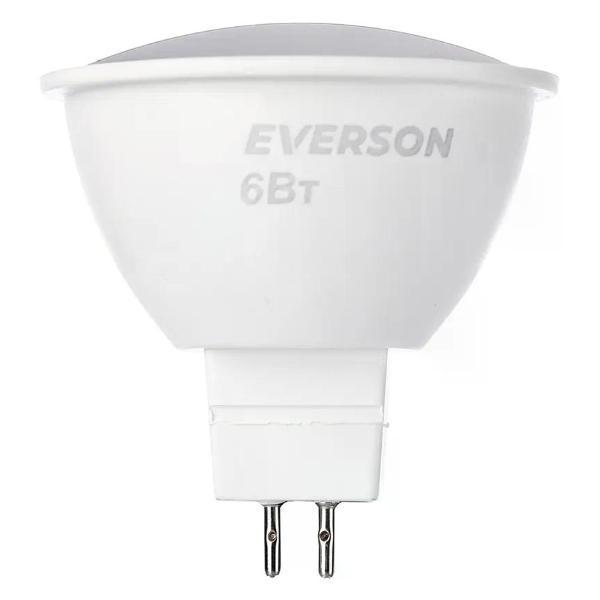 Изображение товара Умная лампочка EVERSON Светодиодная лампа 6 Вт GU5,3 220 В холодный свет