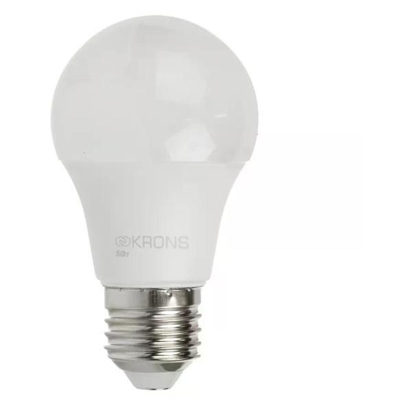 Изображение товара Умная лампочка KRONS Светодиодная лампа 5 Вт Е27/А холодный свет