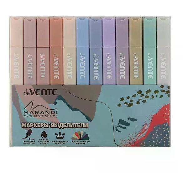 Изображение товара Маркер Hatber Набор перманентных маркеров 12 шт 1-4 мм