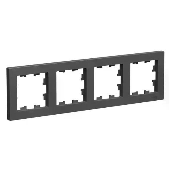 Изображение товара Рамка для выключателя Schneider Electric Рамка для розеток и выключателей 4 поста