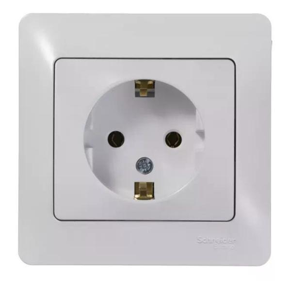 Изображение товара Умная розетка Schneider Electric Розетка с заземлением