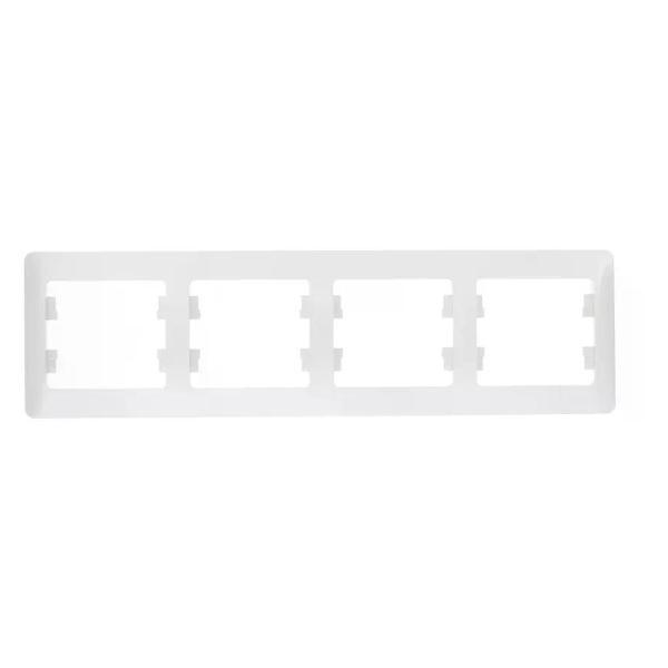Изображение товара Рамка для выключателя Schneider Electric Рамка для розеток и выключателей 4 поста