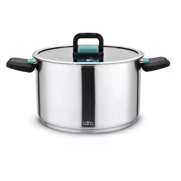 Изображение товара Кастрюля Lara Кастрюля из нержавеющей стали с крышкой Изображение товара Кастрюля Lara Кастрюля из нержавеющей стали с крышкой