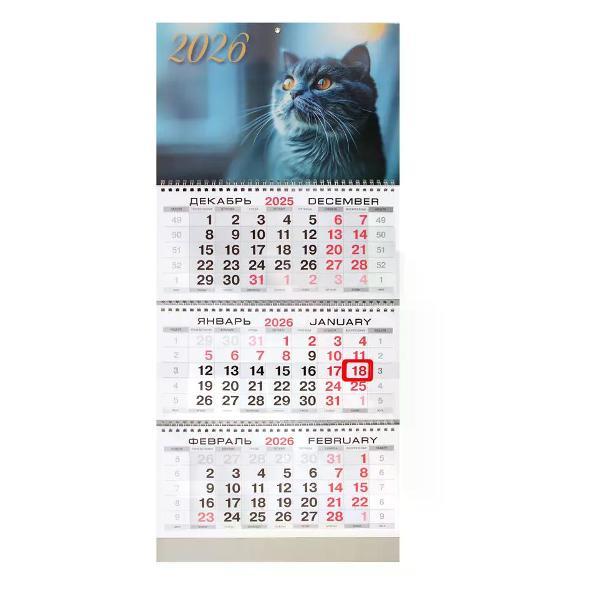 Изображение товара Адвент календарь нет бренда Календарь 2026г, настенный на спирали