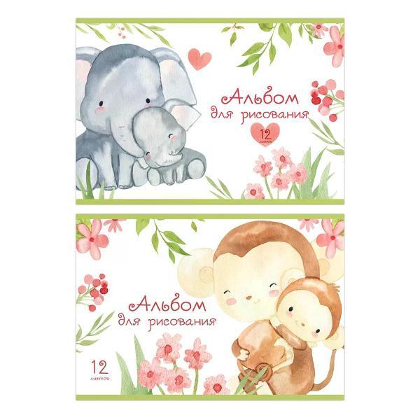 Изображение товара Наклейка для творчества Полином Альбом для рисования А4 12 листов 1 шт