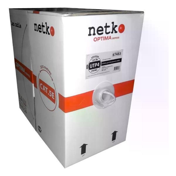 Изображение товара Кабель акустический NO NAME Кабель компьютерный витая пара UTP 4х2х0.52 (бухта-305 п.м.)