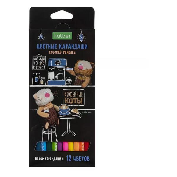 Изображение товара Карандаш Hatber Карандаши цветные 12 цветов