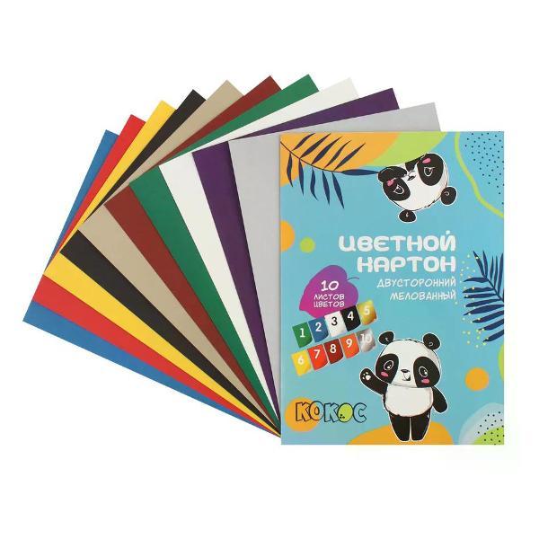 Изображение товара Картон Brigfut Цветной картон 10 цветов